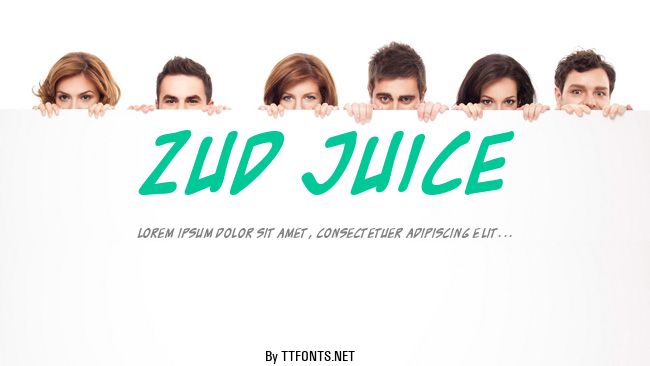 Zud Juice example